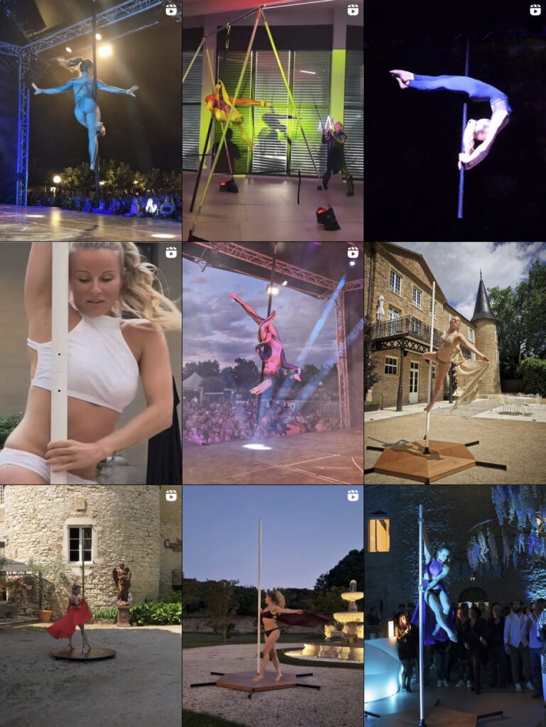 Carrousel de photos Instagram de Madame Passions